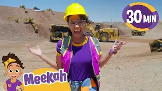 Dance Party at the Dig Site! 🏗️🎶 Meekah&rsquo;s Construction Adventure | Blippi and Meekah Kids TV