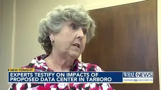 Experts testify on the impacts of the proposed data center in Tarboro