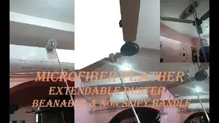 [Microfiber Feather Extendable Duster |  [Long Pole & Bendable HeadTelescopic Handle | Tasty reviews