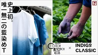 【天然インディゴ染料の藍染Ｔシャツ】 |国内生産にこだわるブランクボディブランドの無地Tを若き藍染職人がジャパンブルーに染め上げた限定アイテム