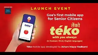Téko Mobile App for Senior Citizens - Launch & talk by its creator, 10-year-old Atharv Nadkarni