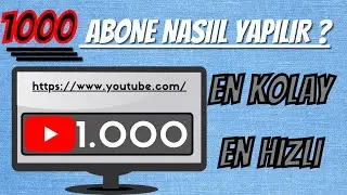 1000 ABONE NASIL OLUNUR? -  YOUTUBE PARA KAZANMA AÇMA - YOUTUBE ABONE ARTTIRMA TAKTİKLERİ [2021]