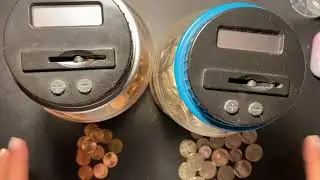 Coin Jar Stuffing/Save those Coins/How Much Do I have?