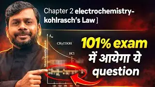 Chapter 2 electrochemistry-kohlrasch's Law // #youtube #chemistry 