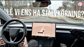 Först i Sverige – Tesla FSD – så fungerar det