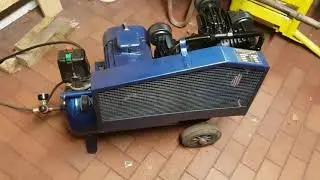 3 Zylinder China Kompressor Verdichter 580L pro min, Elektra Beckum LPV 500