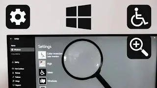 Как инвертировать цвета в Windows 11 и 10 с помощью лупы (Руководство по доступности 2025)