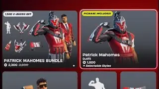 Fortnite Item Shop September 16 2025 - Patrick Mahomes Returns
