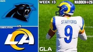 Rams vs. Panthers | Week 13 Simulation & Prediction | Madden 26 PS5 Gameplay