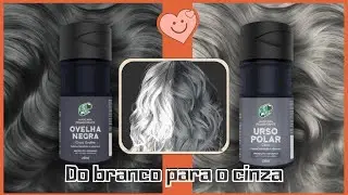 Eu grisalha testei e aprovei máscara pigmentante ovelha negra grafite