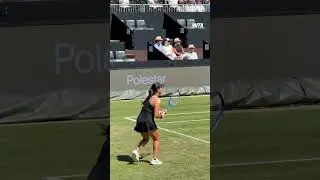 Jessica Pegula locks in her first singles win on grass this season 💪 #wta #tennis #sports