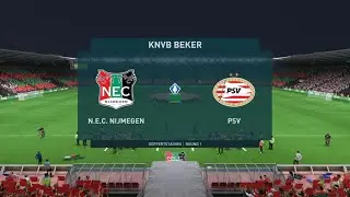 FIFA 23 | N.E.C. Nijmegen 1 - 2 PSV Eindhoven | TOTO KNVB Beker - Round 2 - 2022/23