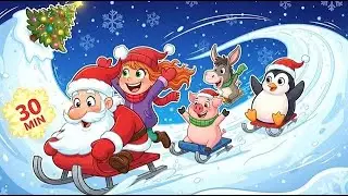 30MIN COMPILATION Winter Songs for Children 🎄🌟 | Nina Goo-Goo Kids Songs & Nursery Rhymes