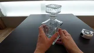 Karafa sklenen&aacute; 22x9 cm 0,73 L