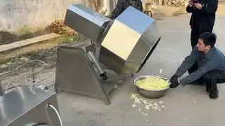 Automatic Snack Seasoning Machine Peanut nut Star Anise Seasoning Mixer