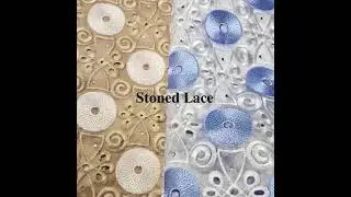 African Organza Lace Fabric High Quality 5 Yards Stoned lace
