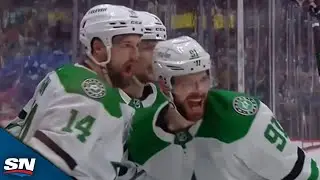 Stars' Captain Jamie Benn Ties It Off Great Pass From Evgenii Dadonov