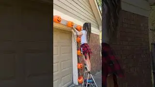 Арка из тыквы на Хэллоуин 🎃 #halloweendecor