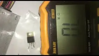 checando transistor com multimetro