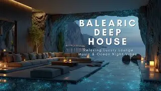 Balearic Deep House Mix 🌊 Relaxing Luxury Lounge Music & Ocean Night Vibes | Chill Out ✨
