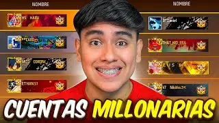 ¡ENTRÉ A LAS CUENTAS DE LOS MÁS RICOS DE FREE FIRE! 😱💰