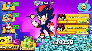 😱WOW!? SHADOW THE HEDGEHOG!!!🎁🤩 | Brawl Stars FREE GIFTS 🍀
