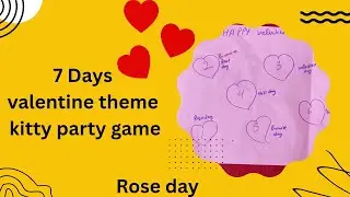 Valentine Special Kitty Party Game | Romantic One Minute Game Ideas 2026