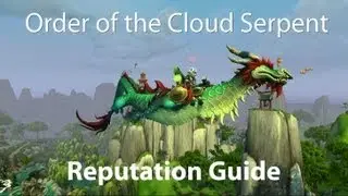 How to: Farm Order of the Cloud Serpent Rep!