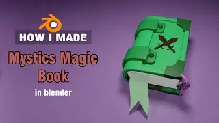 How to Model a Magical Book in Blender - Step-by-Step Tutorial