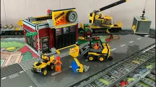 Самодельная модель рыси и квадроцикла Lego, наборы 60219 и 30152.