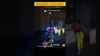 @daddycalling_ff I KILL DADDY CALLING 😱 DADDY CALLING IN MY GAME 😎 #daddycalling