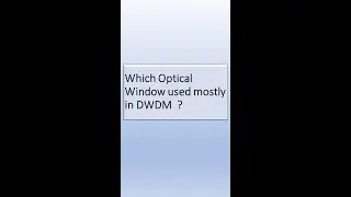 Which Optical Window used mostly in DWDM  ?