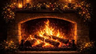 Cozy Fireplace 🔥 Real Fire & Crackling Sounds | Relax, Sleep, Study | 8 Hours