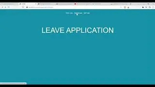 College Leave Application or Website | Employee Leave Management System @collegeprojectfreepaidorde