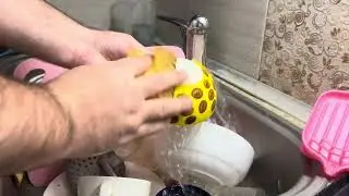 Every day dishwashing #asmr #food #cooking 