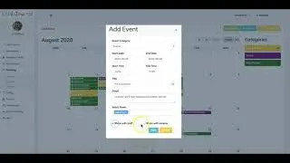 Understanding the calendar feature in the web app NEW VERSION