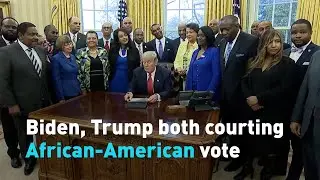 Biden, Trump both courting African-American vote