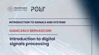 Introduction to digital signals processing (Giancarlo Bernasconi)
