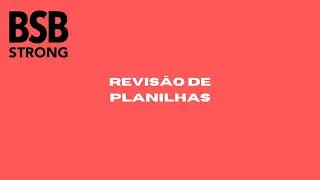 Revis&atilde;o de planilhas | mar&ccedil;o 2022