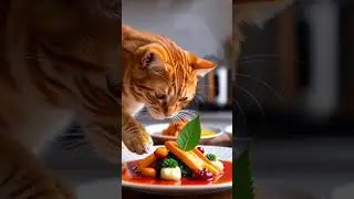 Chef Meow in the Kitchen! 😺👨&zwj;🍳🔥 &mdash; Cat&rsquo;s Epic Cooking Masterclass!&rdquo;✅ #ChefCat #MeowMastarClass