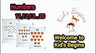 Numbers/11,12,13....20 / Numerals #Numbers #Kids #Children #Preschool #KidsBegins