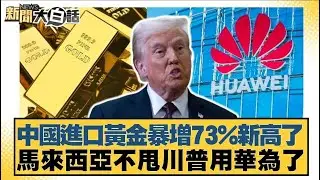 中國進口黃金暴增73%新高了 馬來西亞不甩川普用華為了【#新聞大白話】20250521 ｜#謝寒冰 #聶建中 #栗正傑