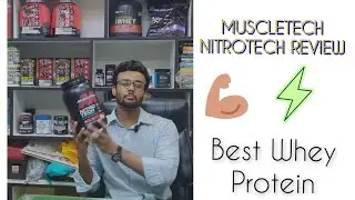 Muscletech Nitrotech Whey Protein Review. Best Whey Protein For Muscle Gain and bulding. 💪