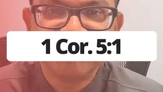 DAILY DEVOTIONAL: 1 Cor 5.1 Sin in the church