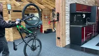 Fahrrad-Wandhalter - Fahrradwandhalterung - drehbar und klappbar - Powerplustools