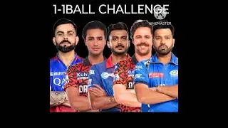 VIRAT VS ABHISHEK VS AXAR VS TRAVIS VS ROHIT 1-1BALL CHALLENGE REAL CRICKET 24 #shorts