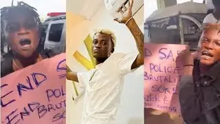 Portable Joins youths for END SARS PROTEST#portable #endsars #azaman #endsarsprotest