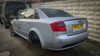 How to replace Audi a4 B6 rear wheel bearing with rusty bolts