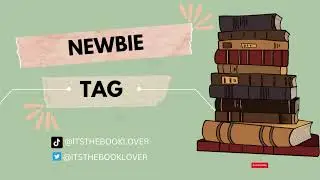 Newbie Tag... Finally! New booktuber Get to know me 😊#newbietag  #booktuber #booklover #newbie