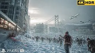 SURVIVING IN FROZEN ZOMBIES CITY  (PS5 PRO) Immersive Realistic ULTRA Graphics (4K 60FPS HDR)